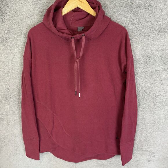 Sweaty Betty Sweatshirt Womens M Red Pullover Hoodie - Picture 1 of 8